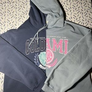 No Comment Crop Hoodie